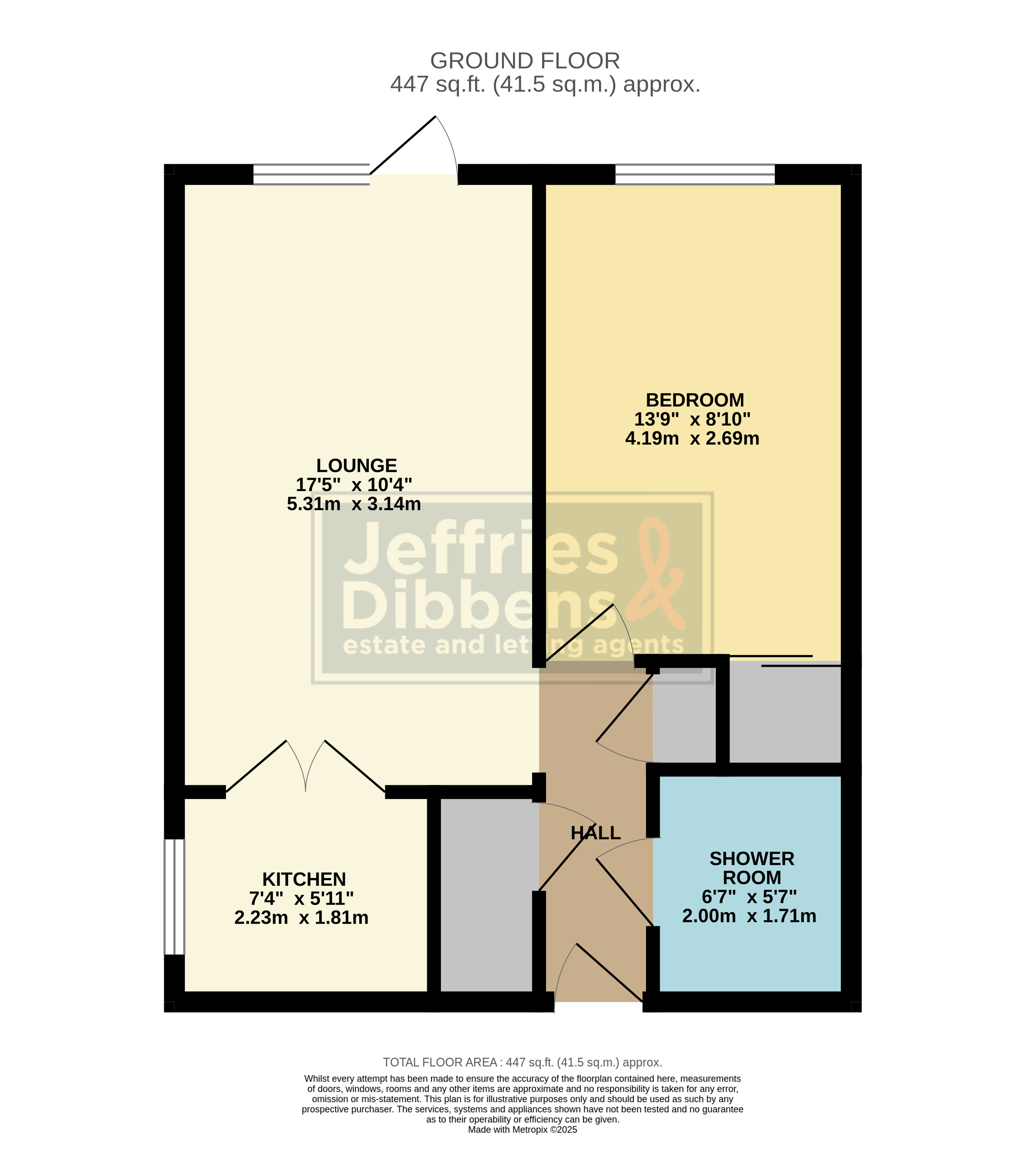 7 Dilkusha Court, 124, Sea Front, Hayling Island floorplan