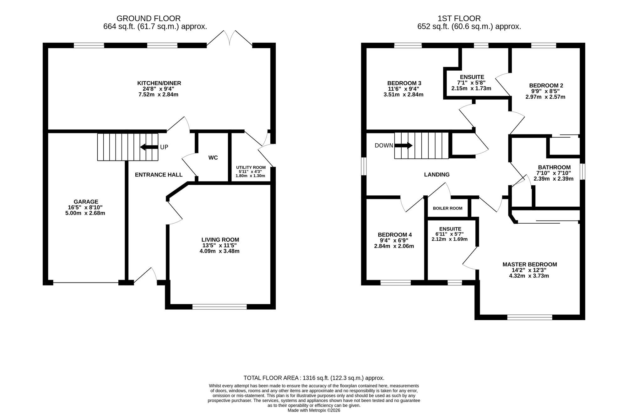 13 Blears Avenue, Nantwich floorplan