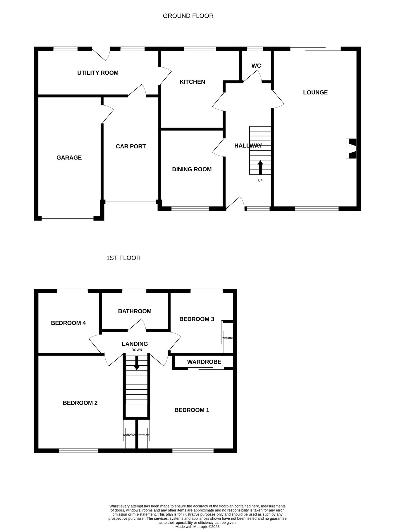 7, Manor Park, Tewkesbury floorplan