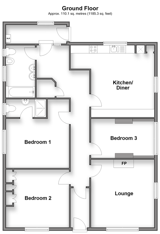Seamark Road Brooksend, Birchington floorplan