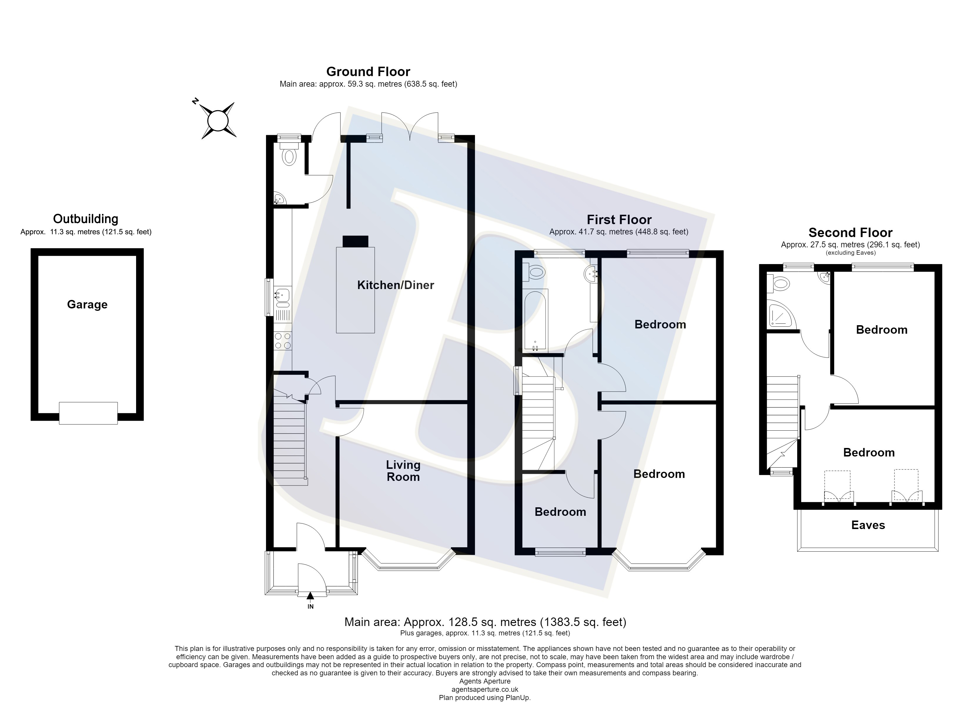 63, Rainsford Way, Hornchurch floorplan