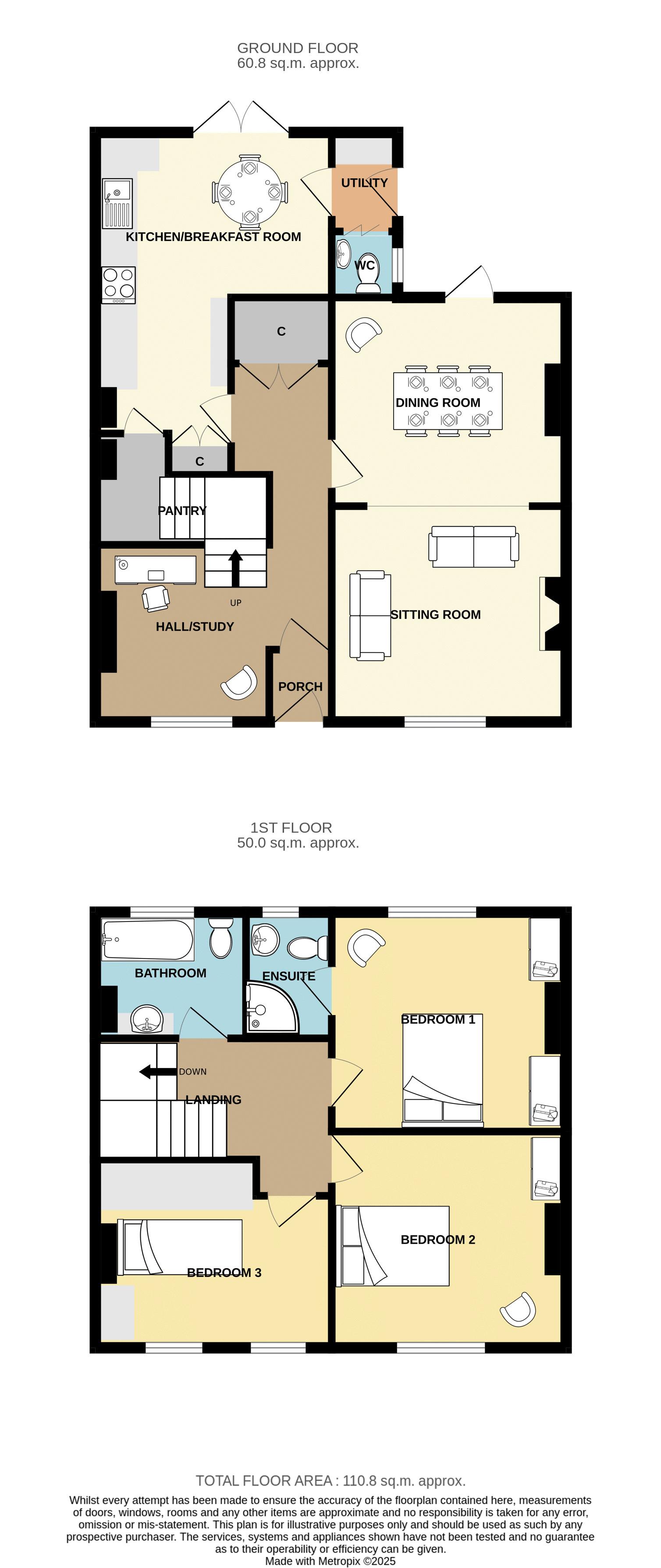 Conifers, Kingsbury Episcopi floorplan