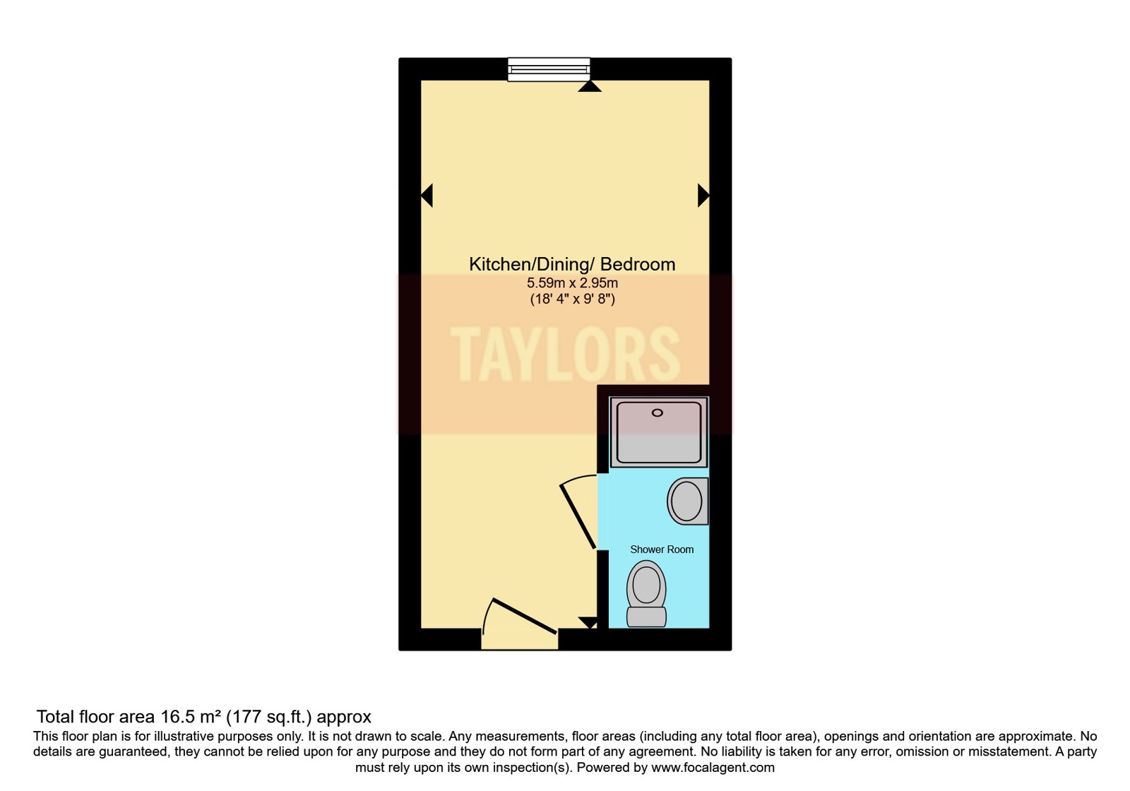 Unit G18 Spring Place Student Halls, 4, Dumfries Street, Bedfordshire floorplan