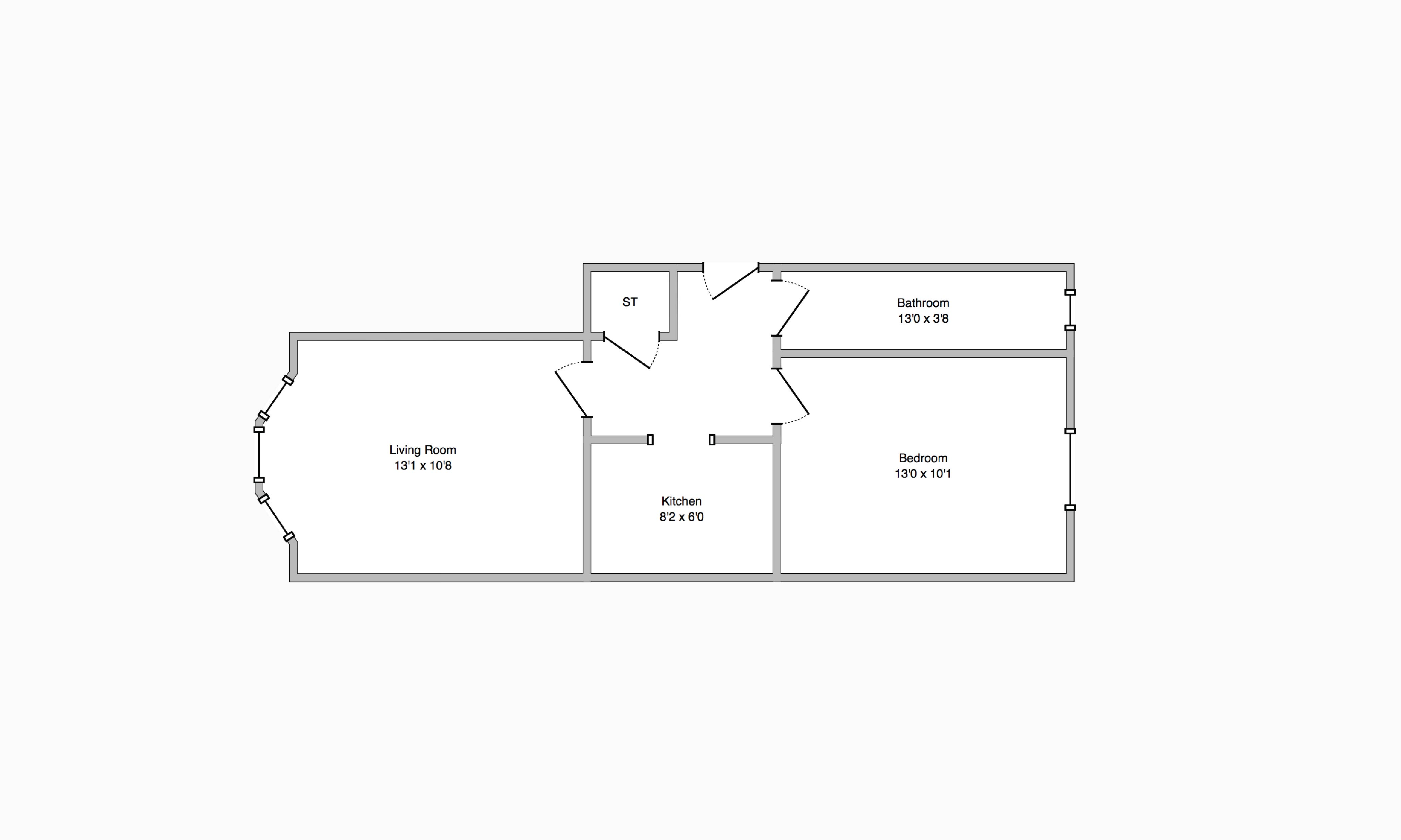1 Bedrooms Flat for sale in Carmichael Place, Flat 3/1, Battlefield, Glasgow G42