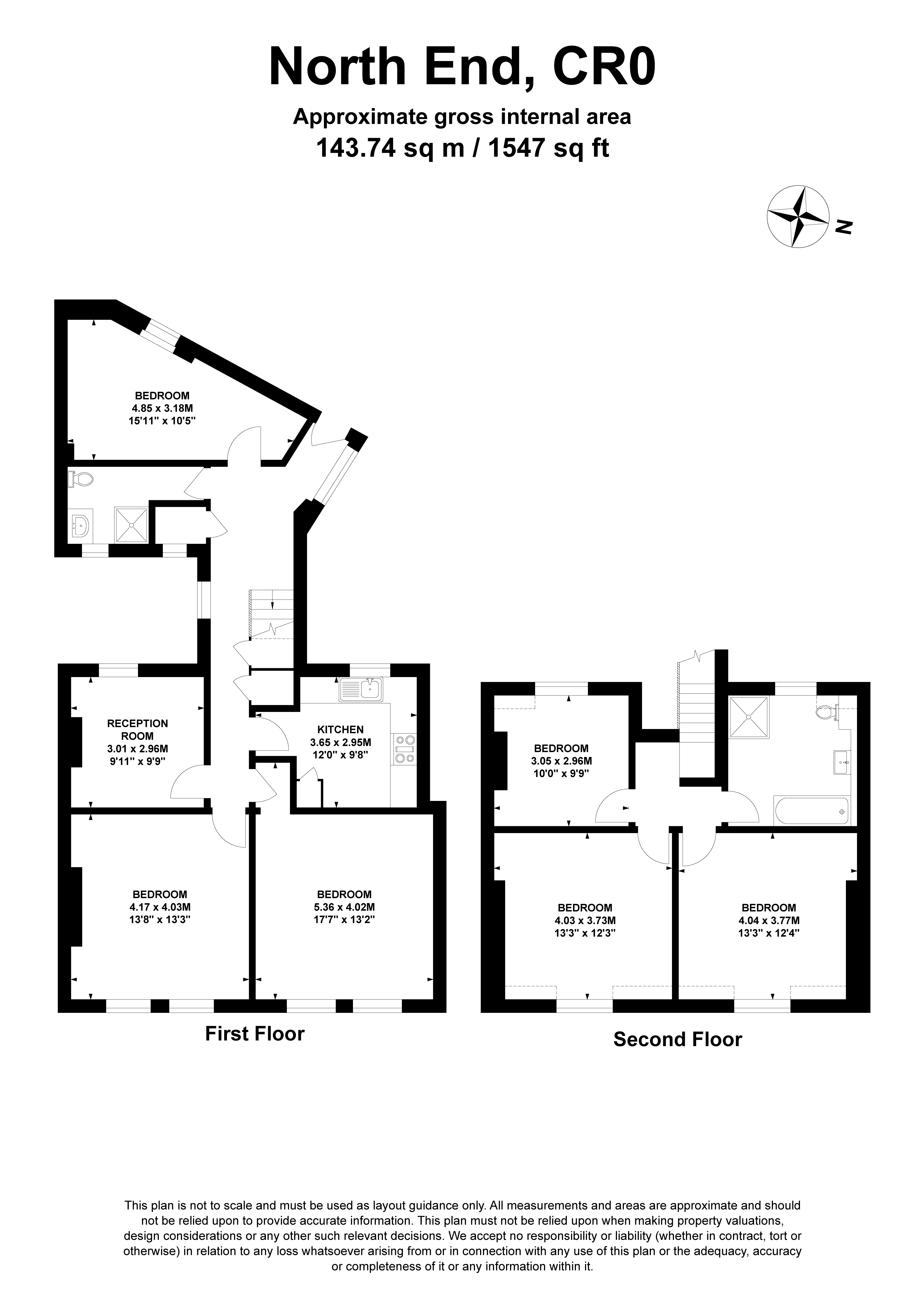 North End, Croydon floorplan