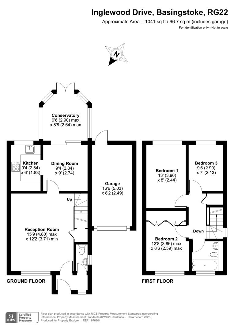 Inglewood Drive, Basingstoke RG22, 3 bedroom linkdetached house for