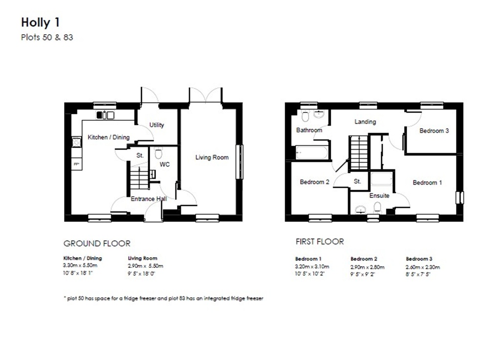 Plot 83, 1, The Elms, Huntingdon floorplan