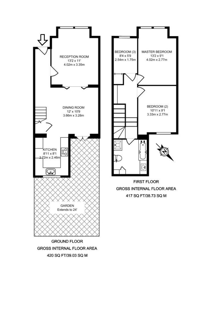 24, Solway Road, London floorplan