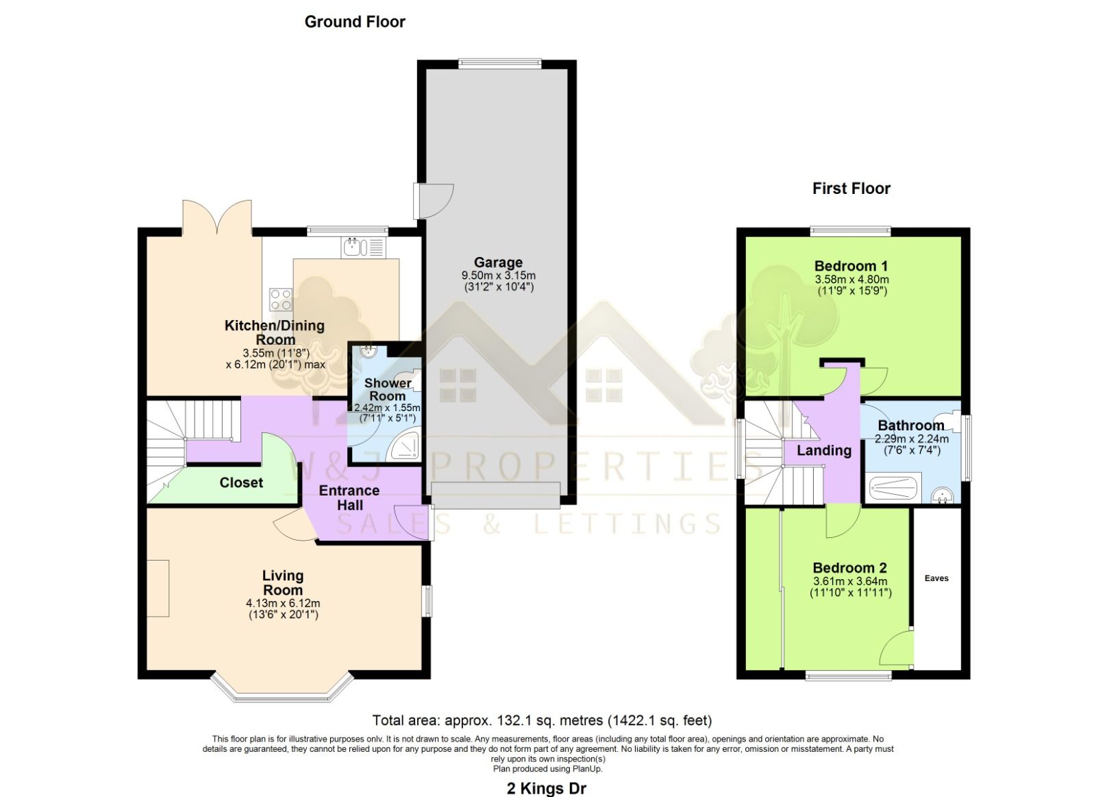 2, Kings Drive, Darwen floorplan