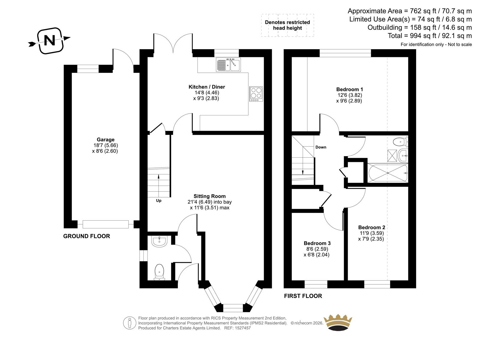 Horseshoe Close, Worthing floorplan