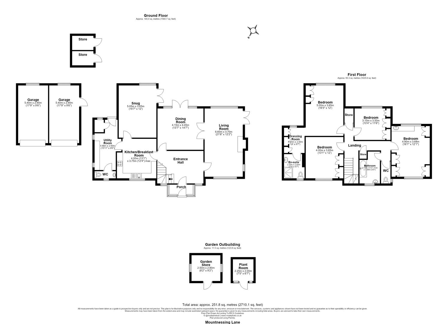 Pettits House, Mountnessing Lane, Brentwood floorplan