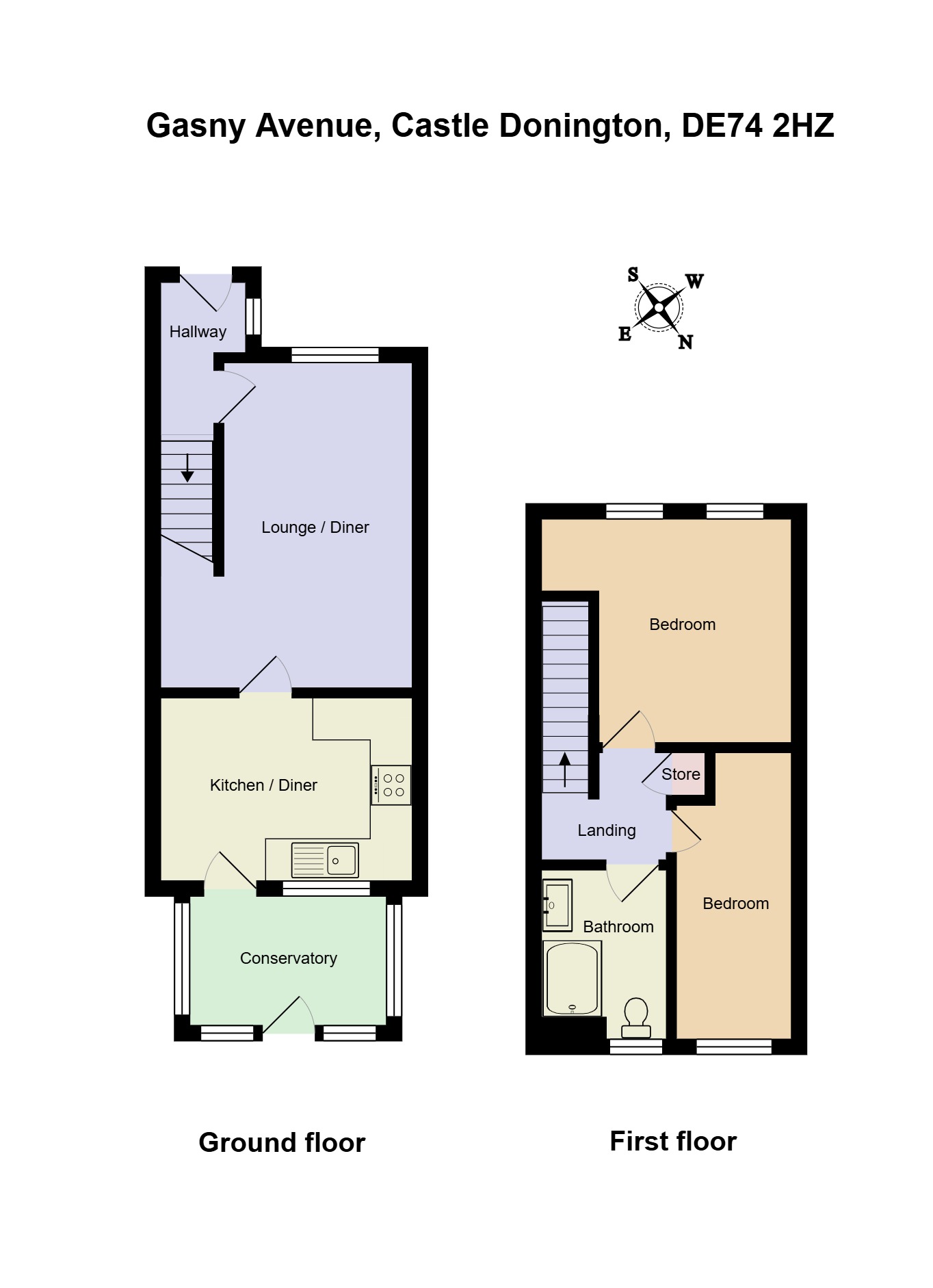16, Gasny Avenue, Castle Donington floorplan