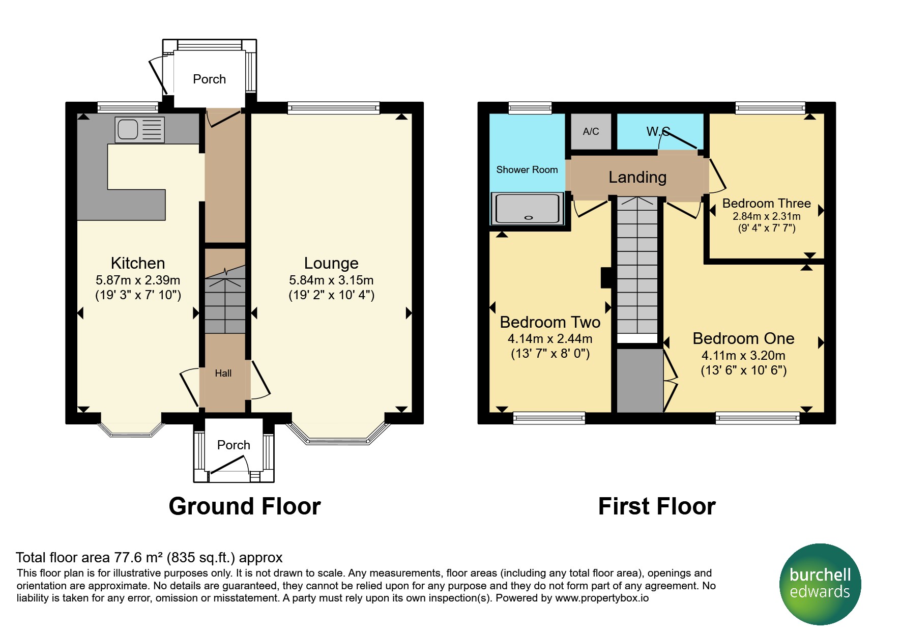 45, Yorklea Croft, Birmingham floorplan