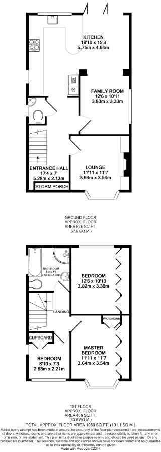 6, The Crosspath, Hertfordshire floorplan