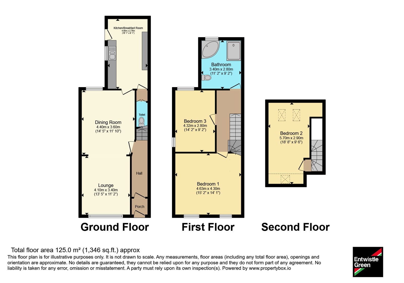 23, North Warton Street, Lancashire floorplan