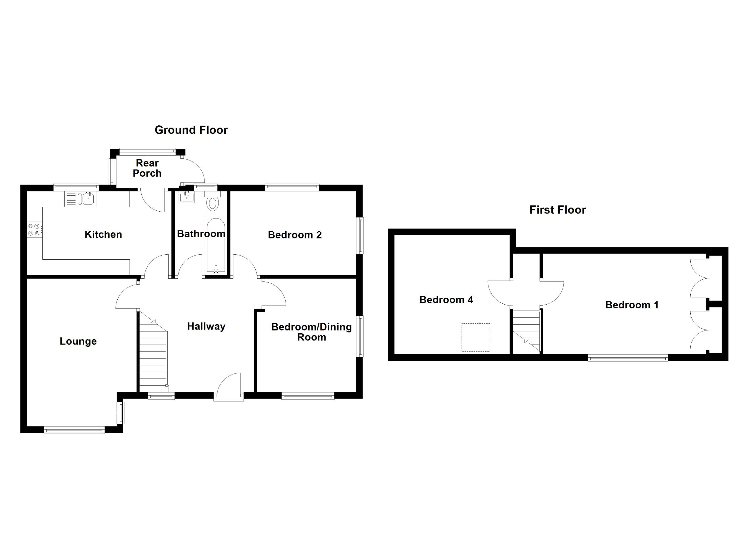 4 St Michaels Crescent, Carnforth floorplan