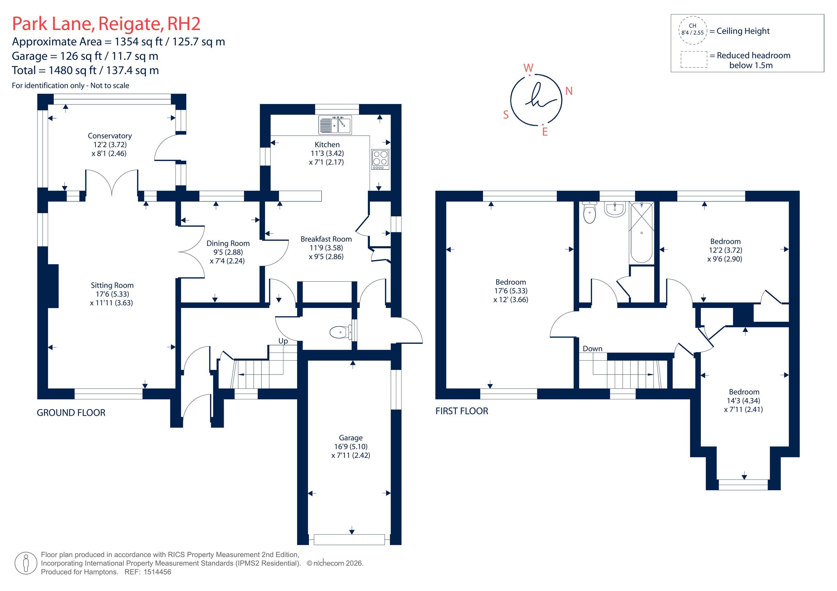 28, Park Lane, Reigate floorplan