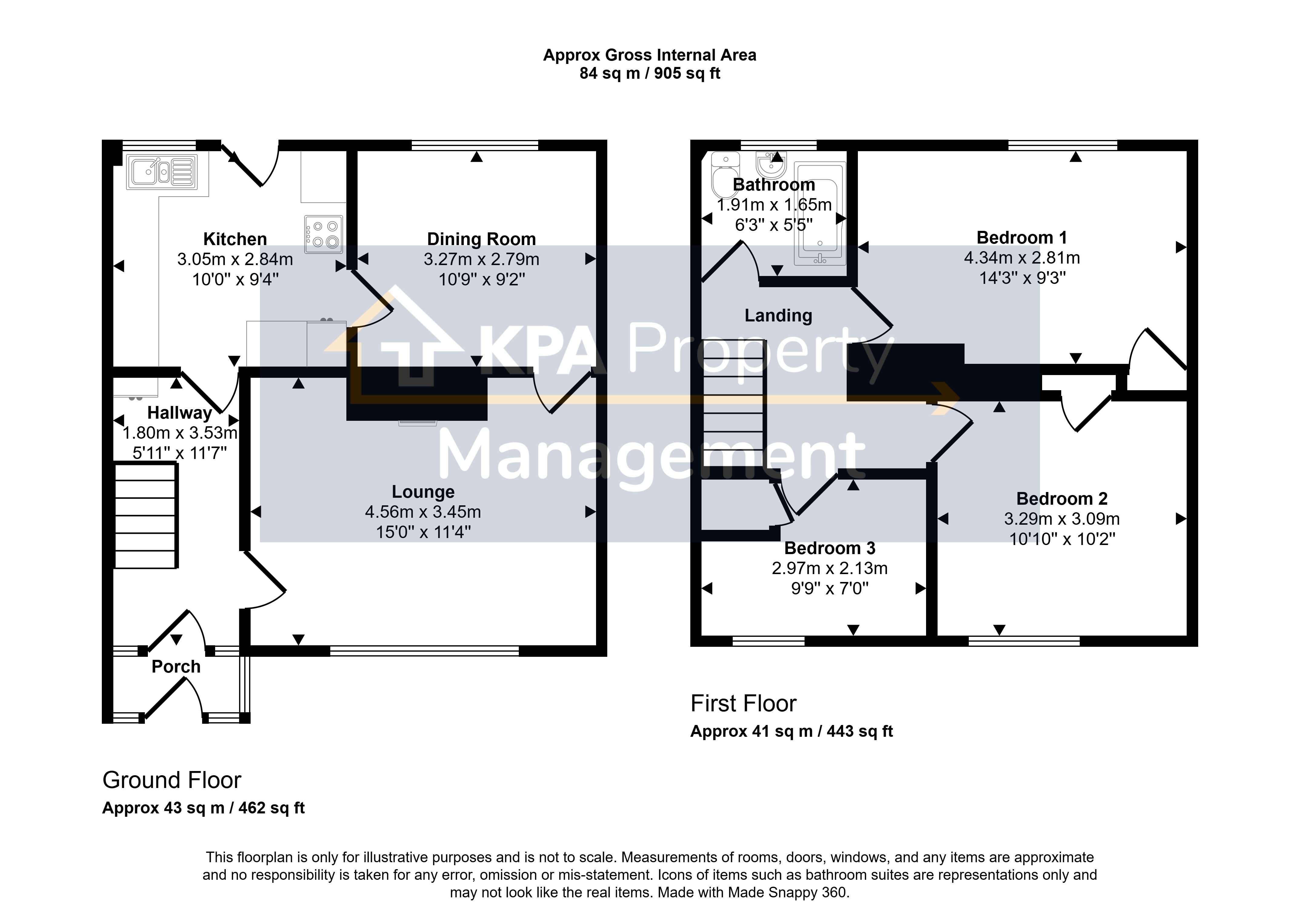 119, Brangwyn Grove, Bristol floorplan