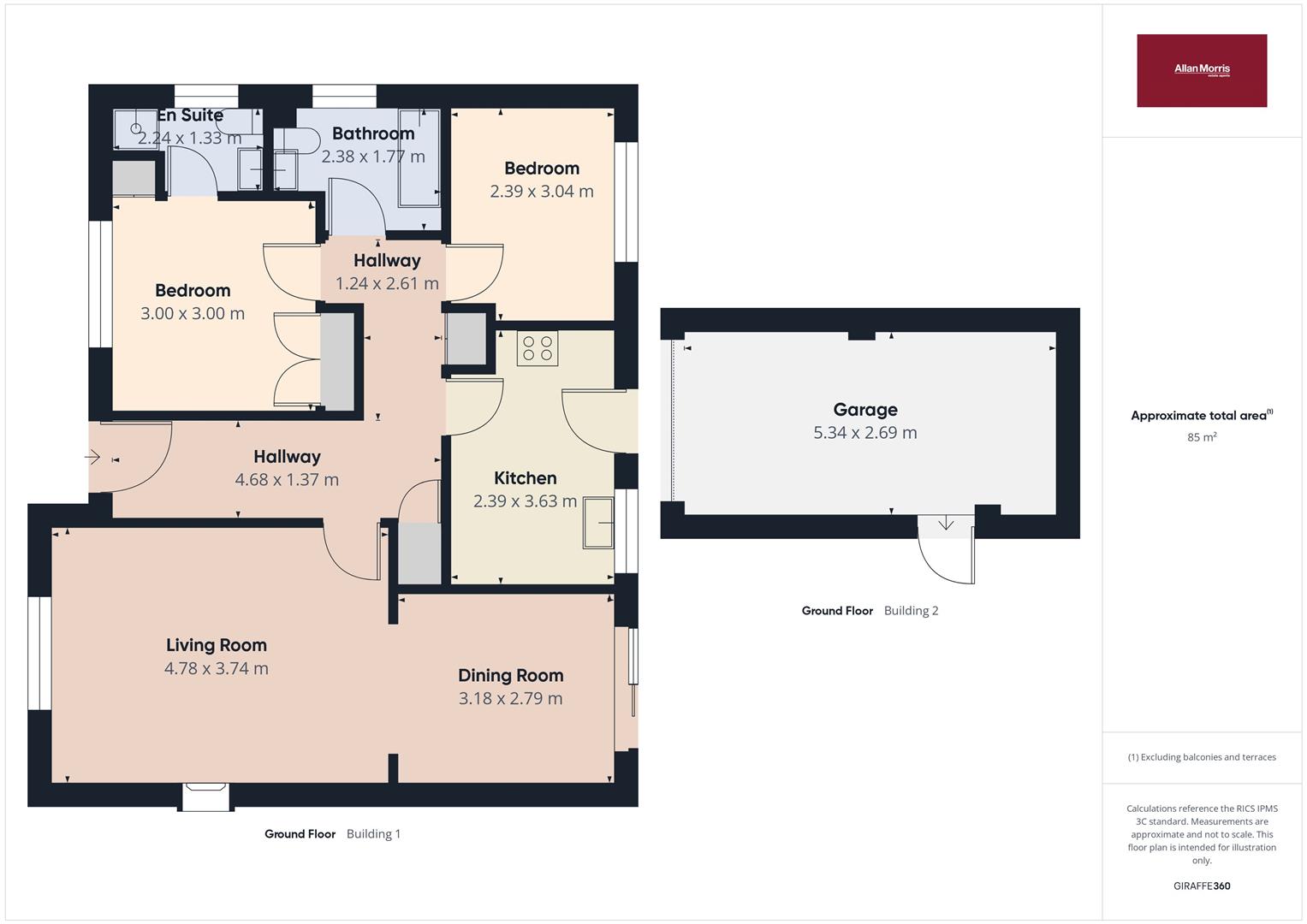 11, Gardens Walk, Upton-Upon-Severn floorplan