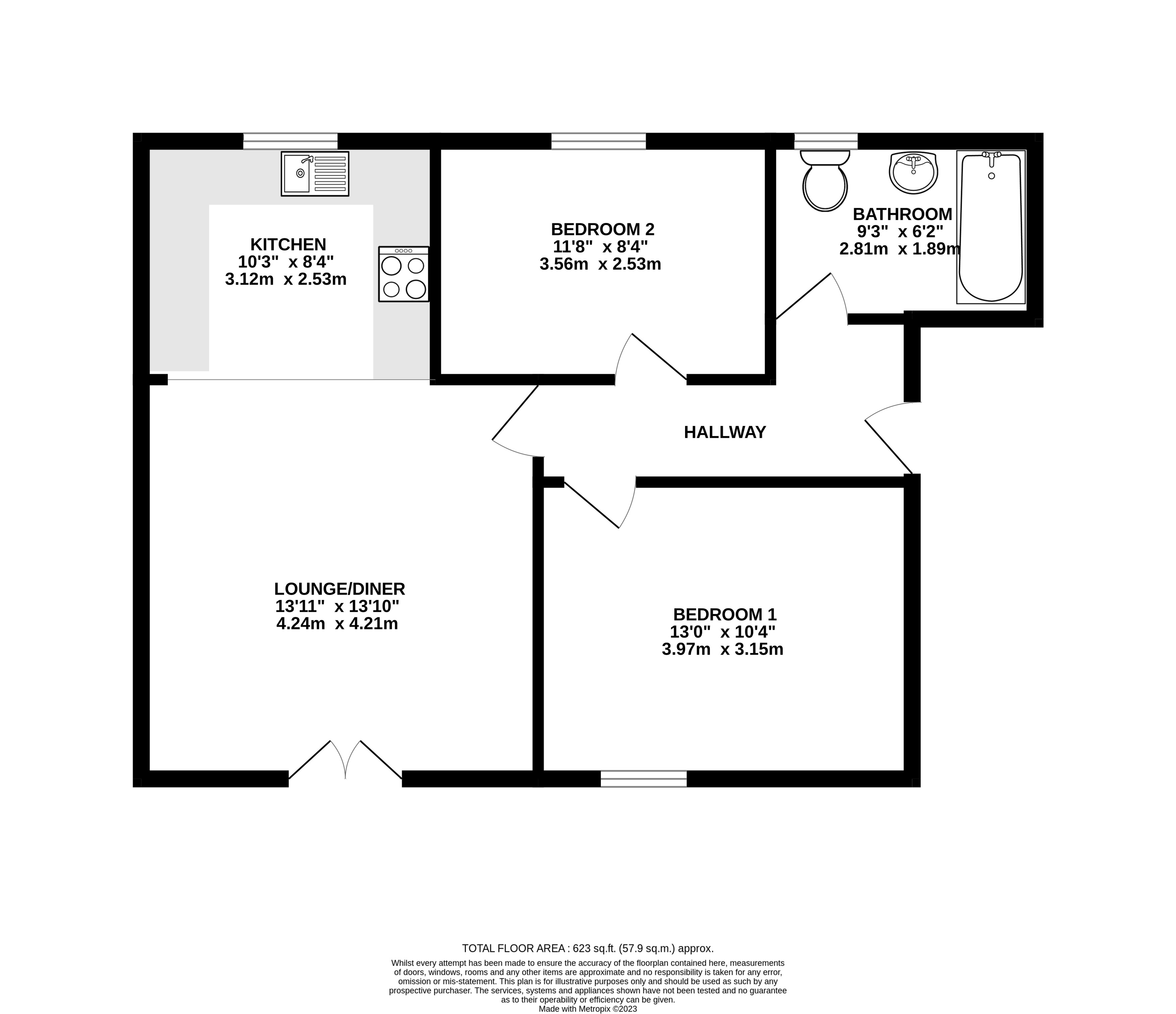 Apartment 21, Consort Place, Tamworth, Staffordshire B79, 2 bedroom