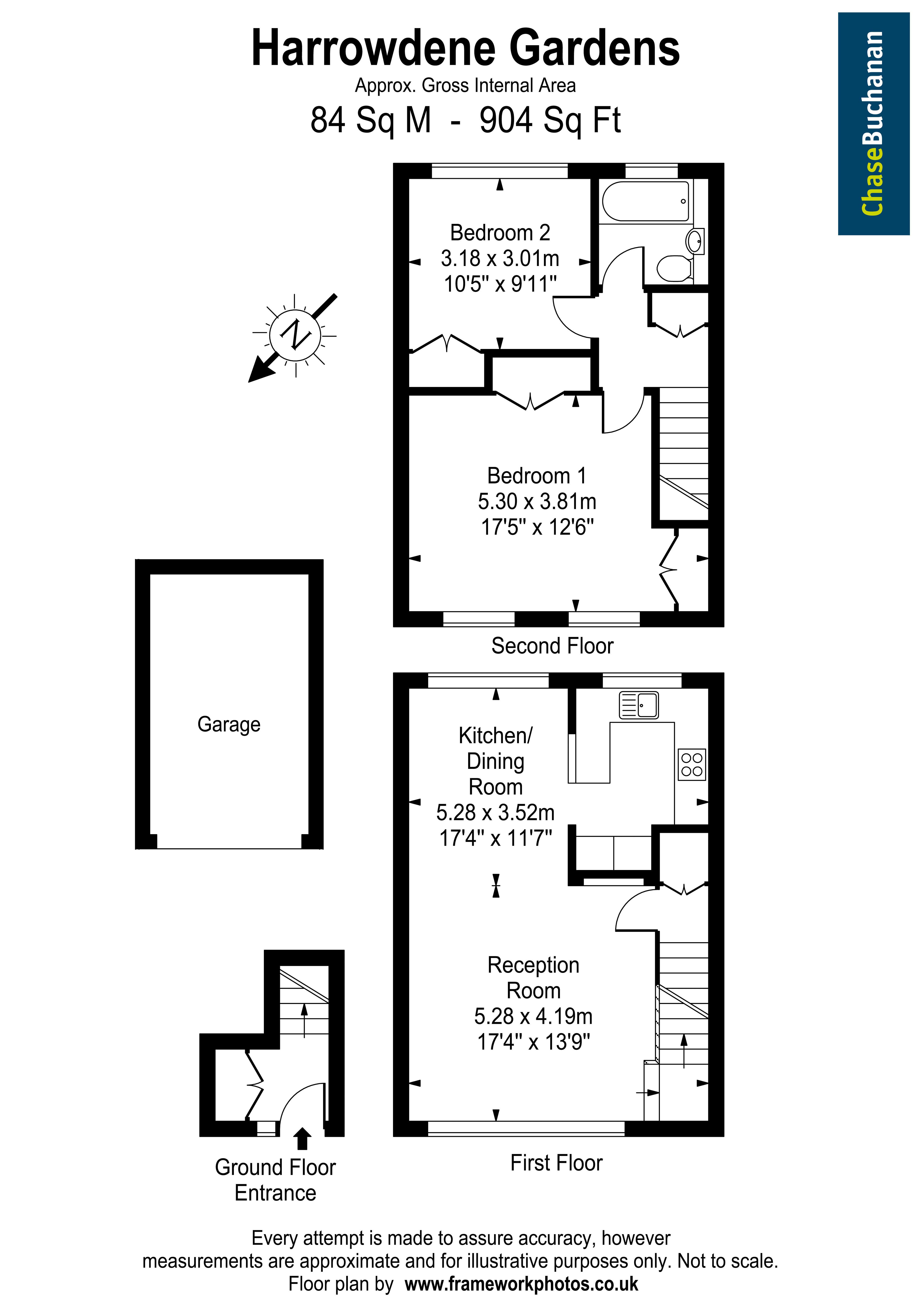 75, Harrowdene Gardens, Teddington floorplan