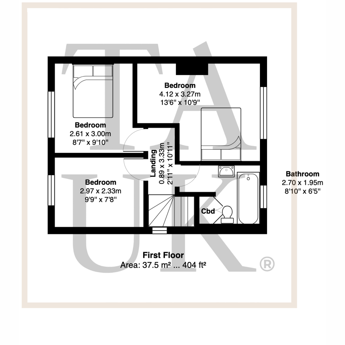 30, Haddon Road, Buxton floorplan