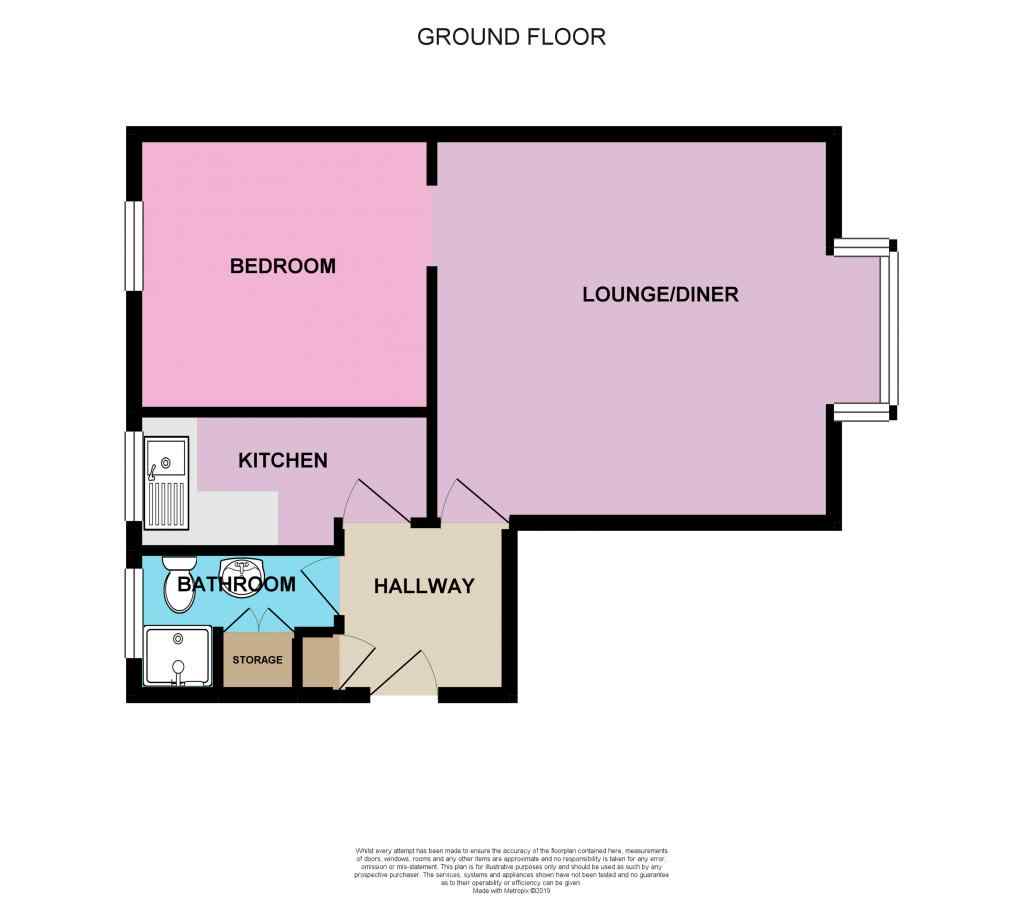 1 Bedrooms Flat to rent in Kings Road, Broomfield, Chelmsford CM1