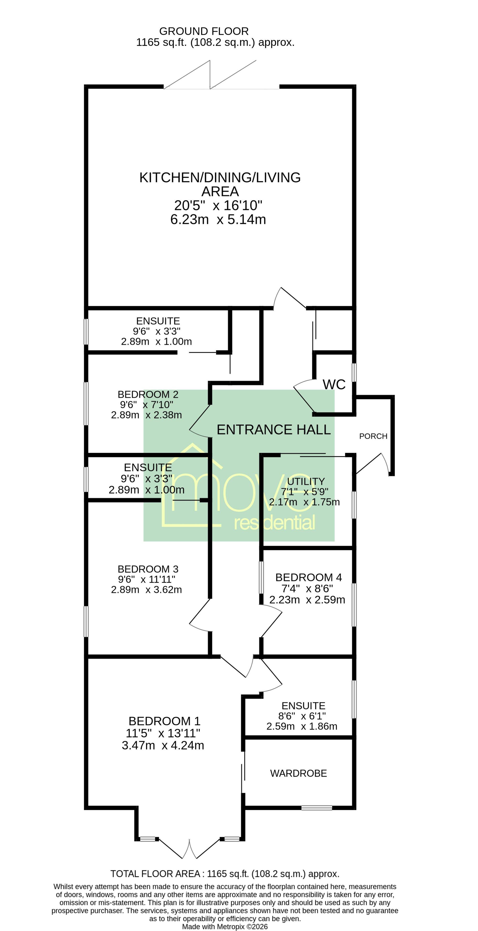 236 Irby Road, Wirral floorplan