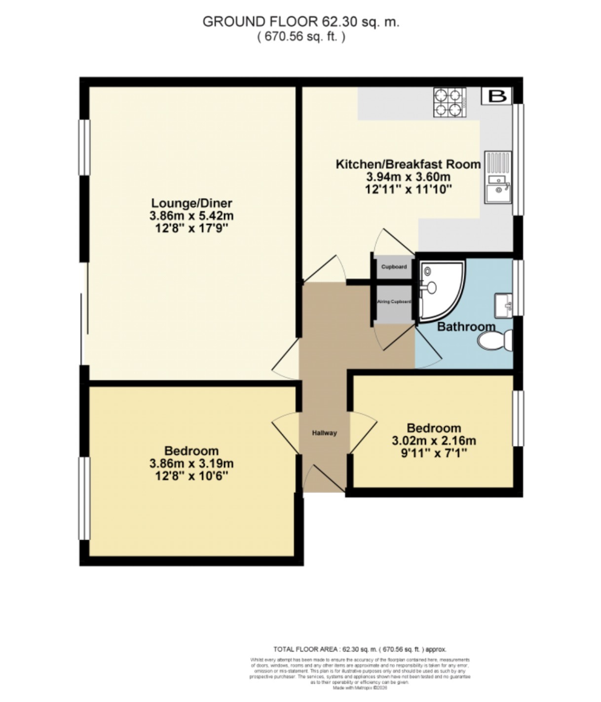 Princess Margaret Avenue, Margate floorplan