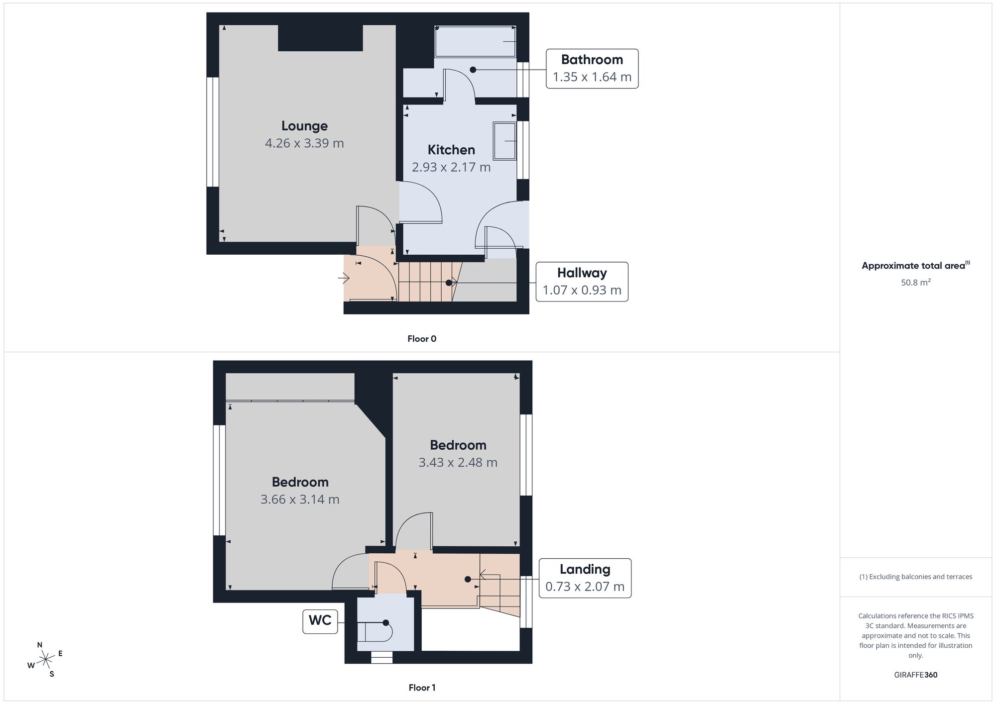 15 Rochester Gardens, Gateshead floorplan