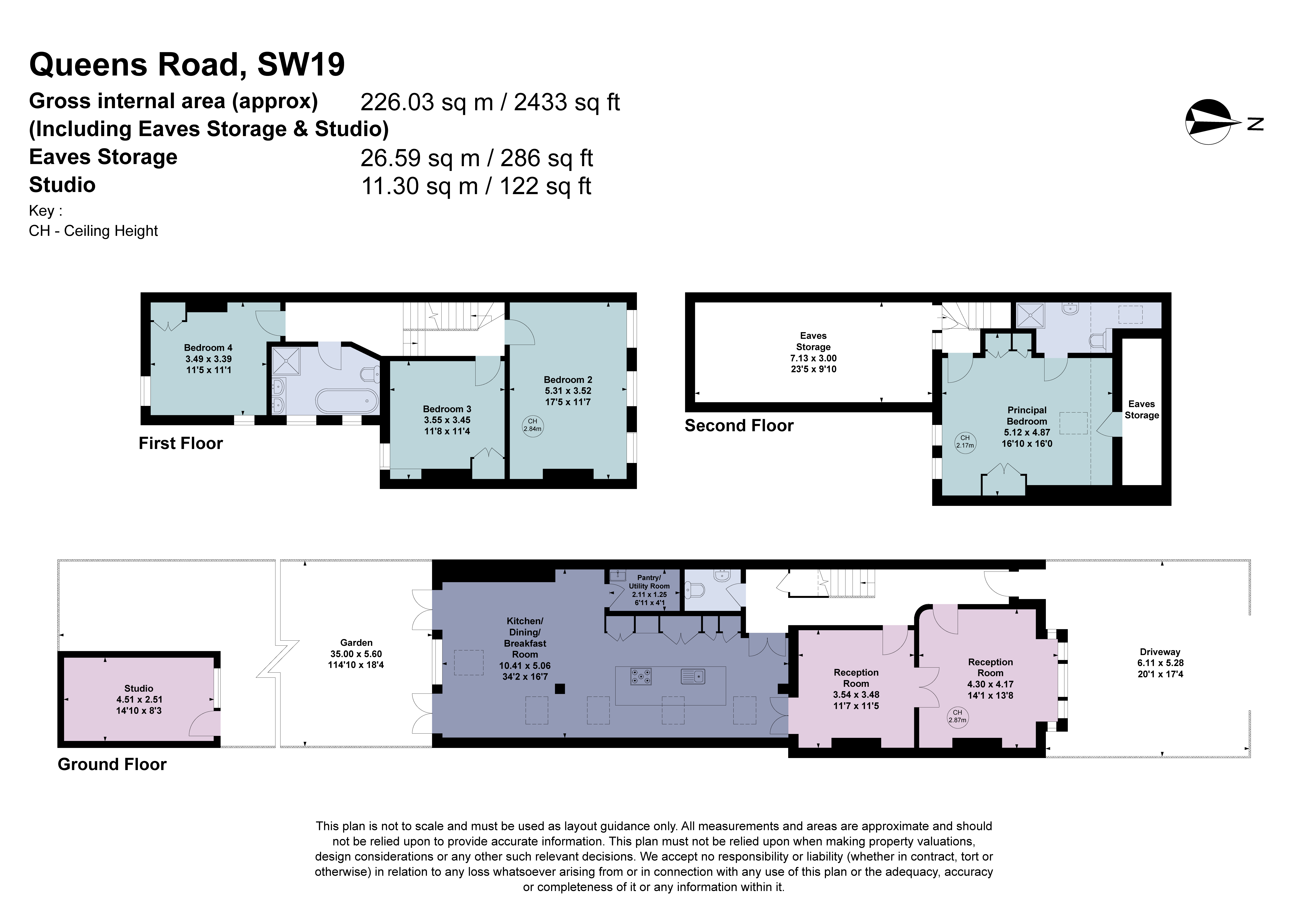 211, Queens Road, London floorplan