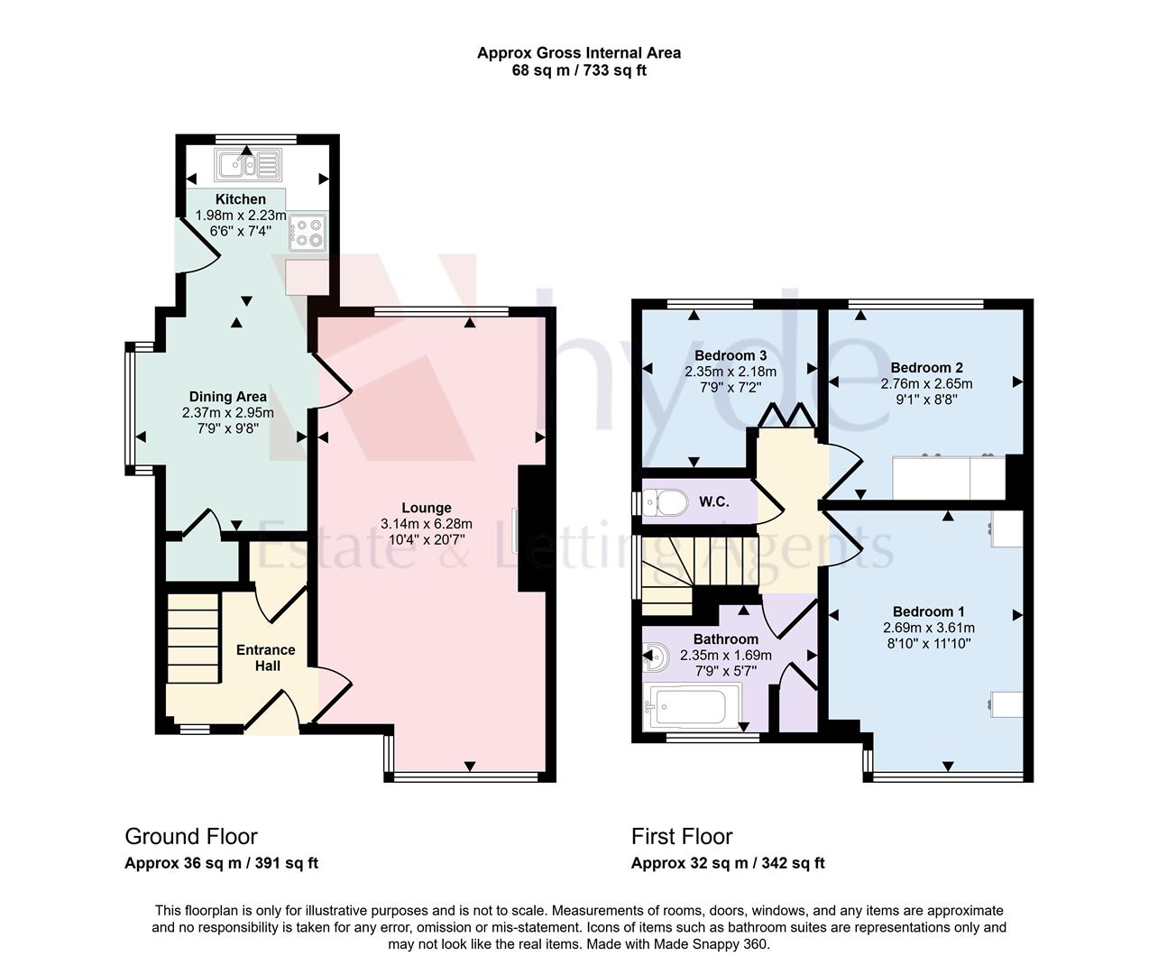 2, Norton Grange, Prestwich floorplan