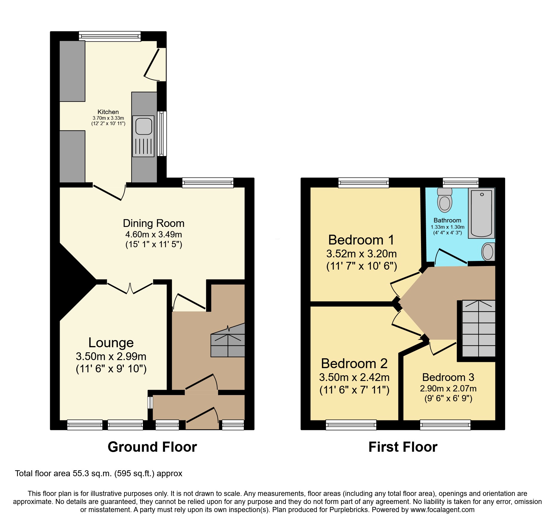 3, Fairfax Road, Grimsby floorplan
