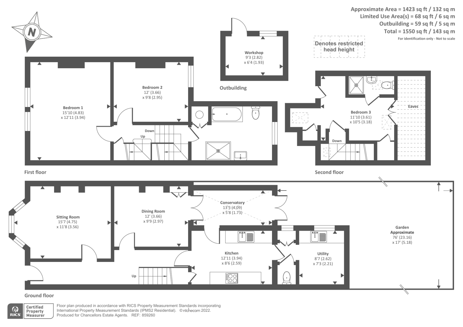 76, Marlborough Road, Oxford floorplan