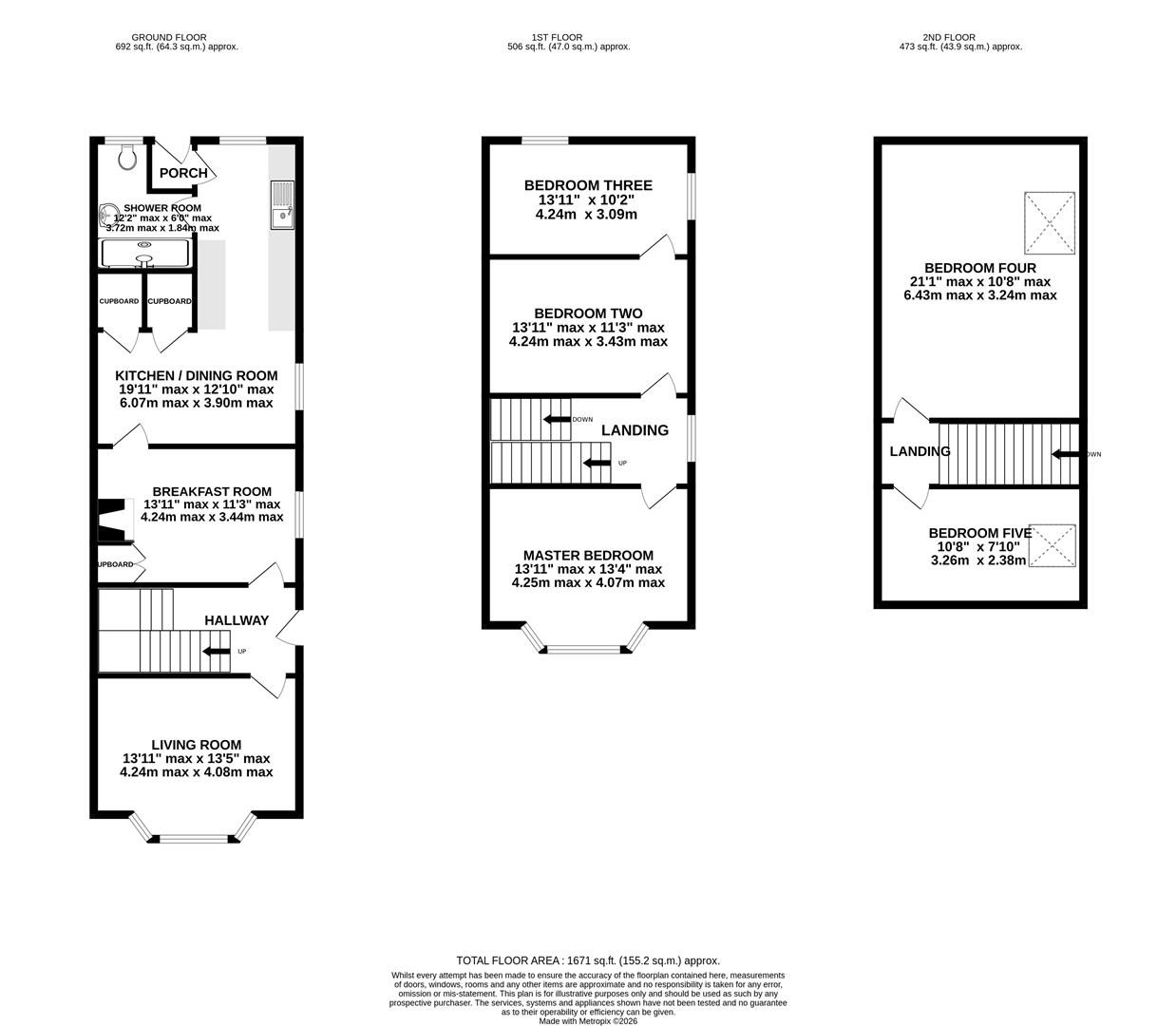 97, Howard Street, Gloucester floorplan