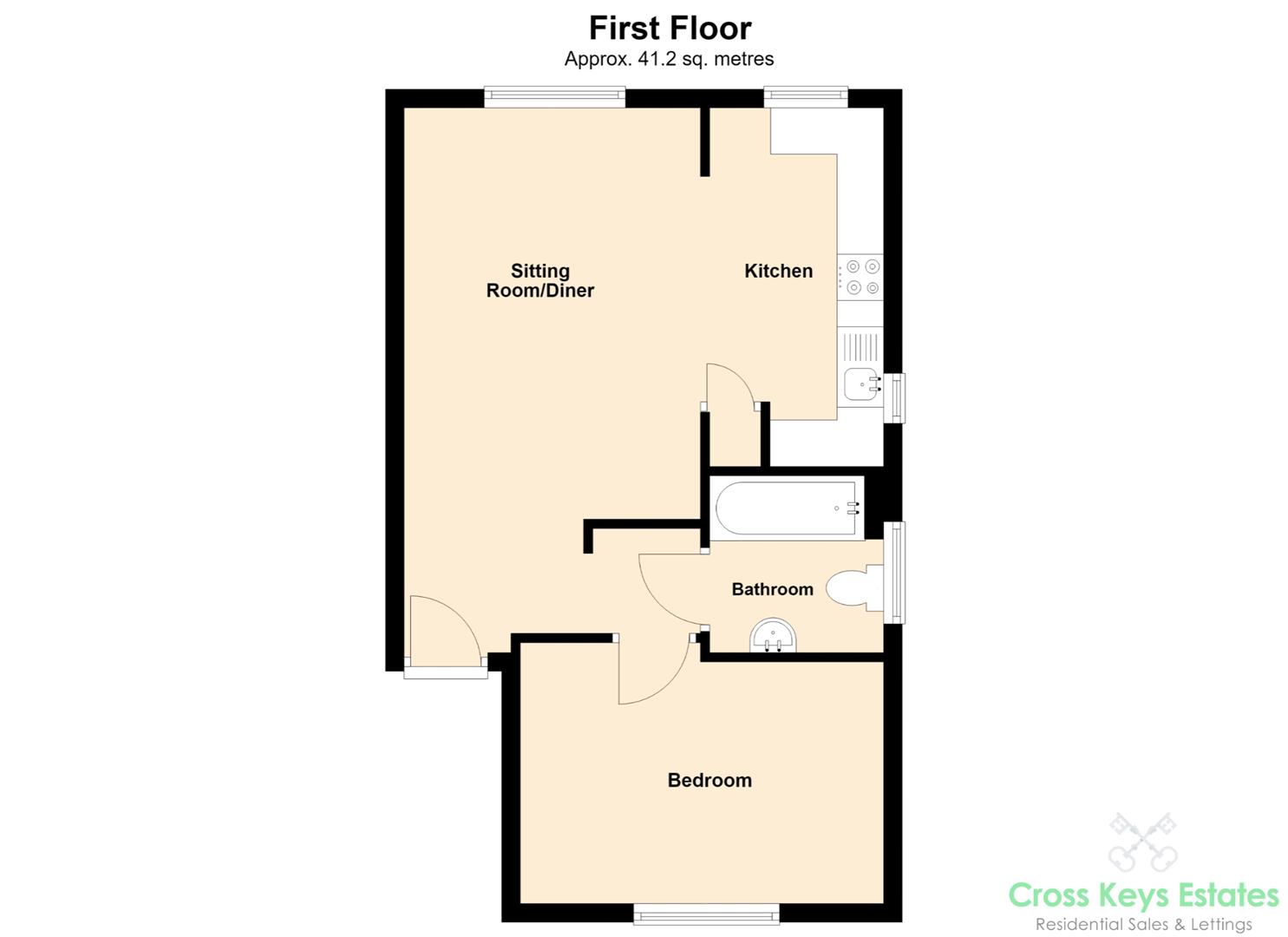 44, Attwood Mews, Plymouth floorplan