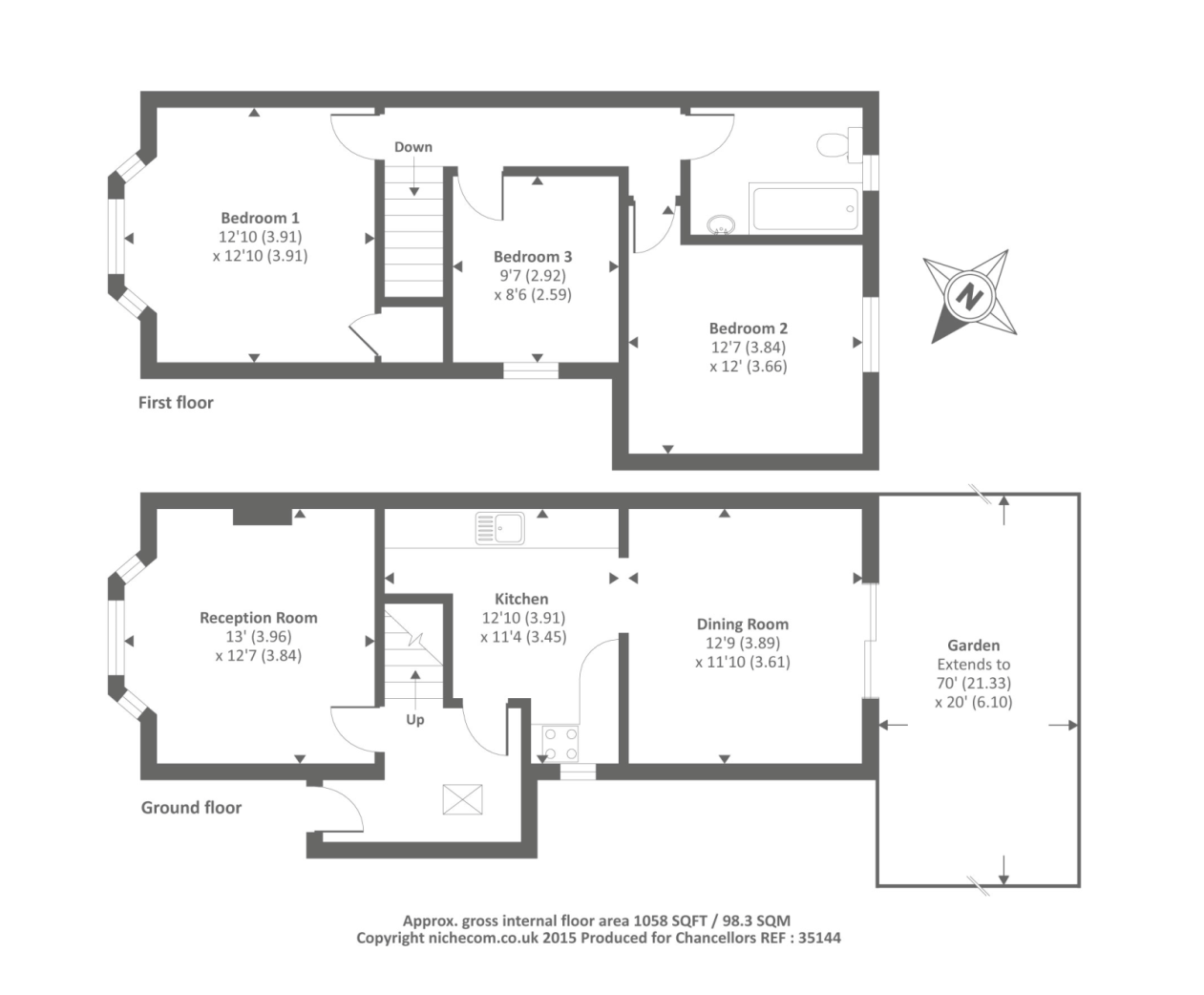 68, Merewood Avenue, Oxford floorplan
