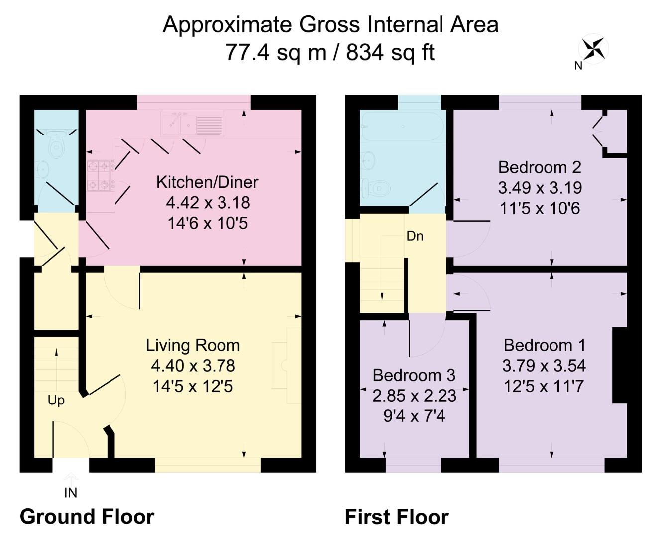 113, Brackley Street, Manchester floorplan
