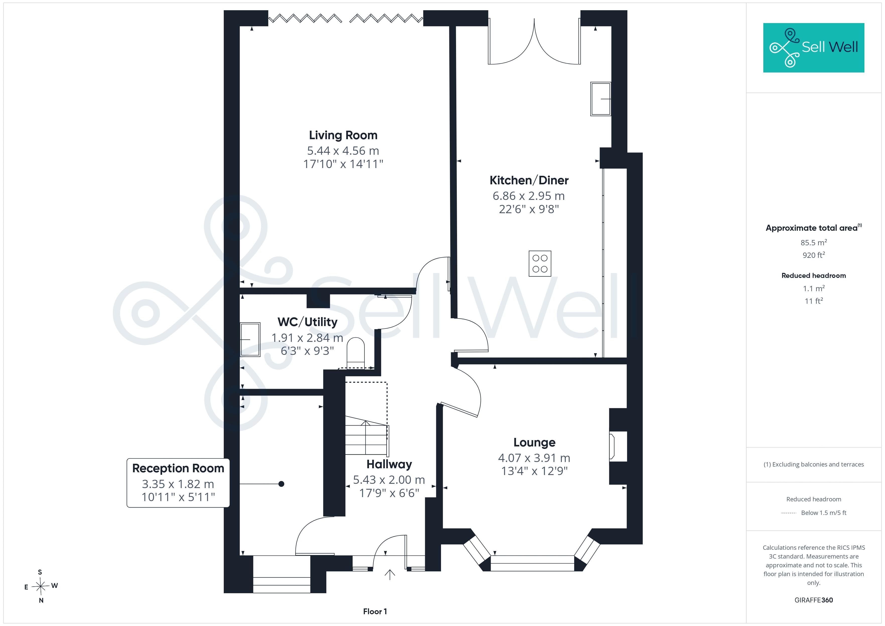 Kingsway, Manchester floorplan
