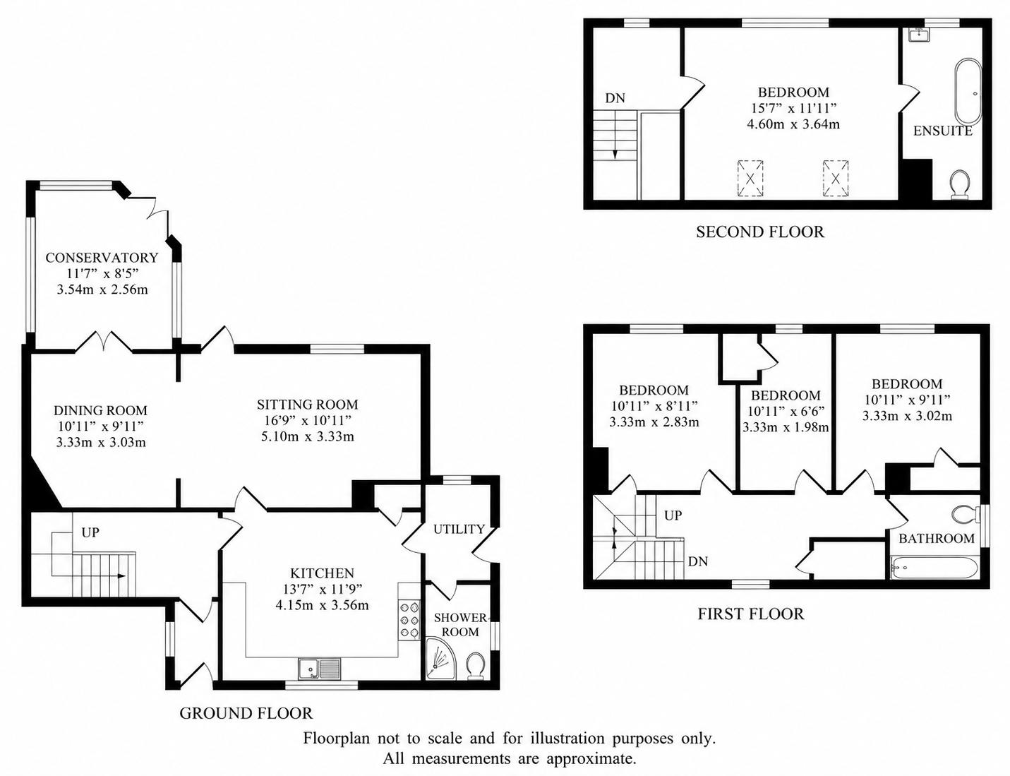 6, Chaucer Gardens, Tonbridge floorplan