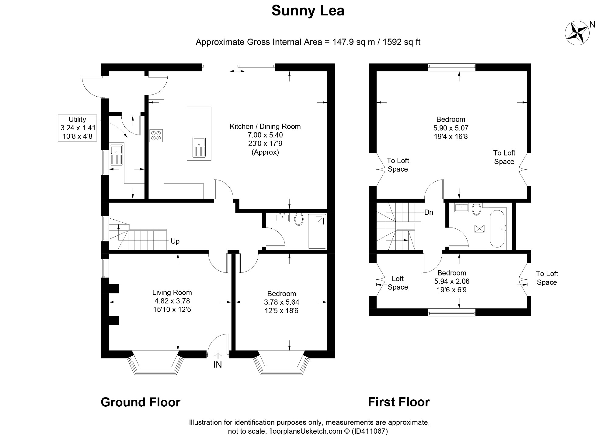 3 Bedrooms Detached bungalow for sale in Hollins Lane, Forton, Preston PR3