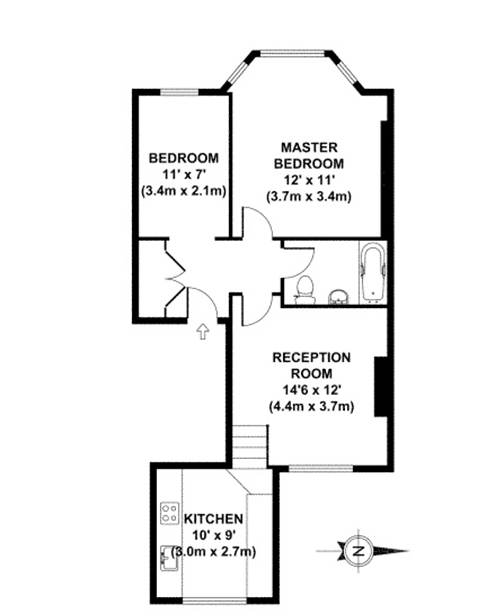 2 Bedrooms Flat to rent in Hatherley Grove, London W2