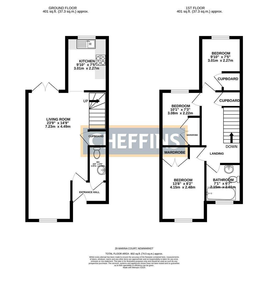 29 Marino Court, Falmouth Street, Newmarket floorplan