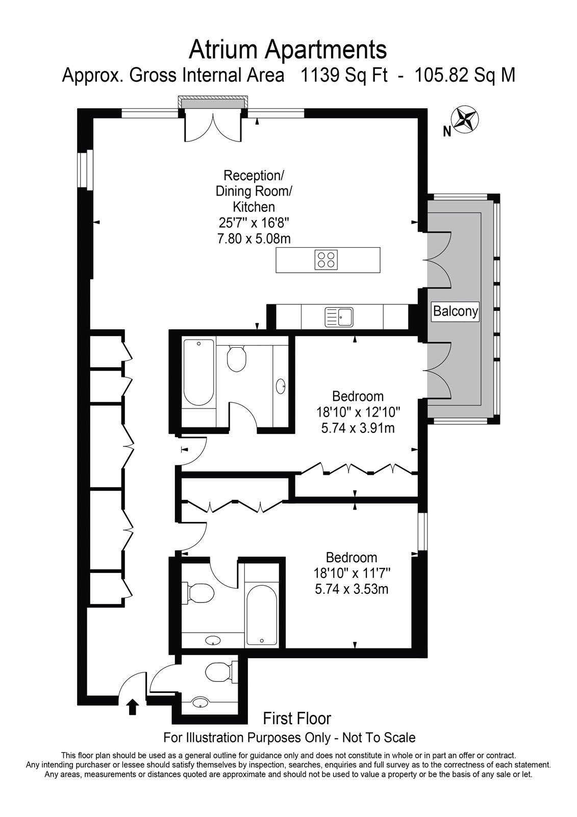 Atrium Apartments, London floorplan