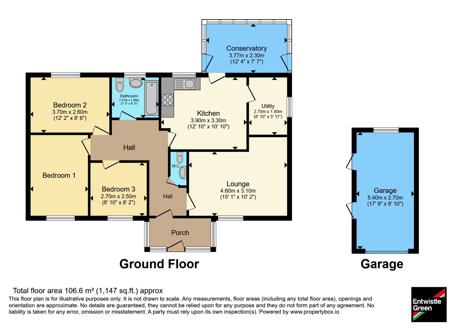 2, Freckleton Drive, Greater Manchester floorplan