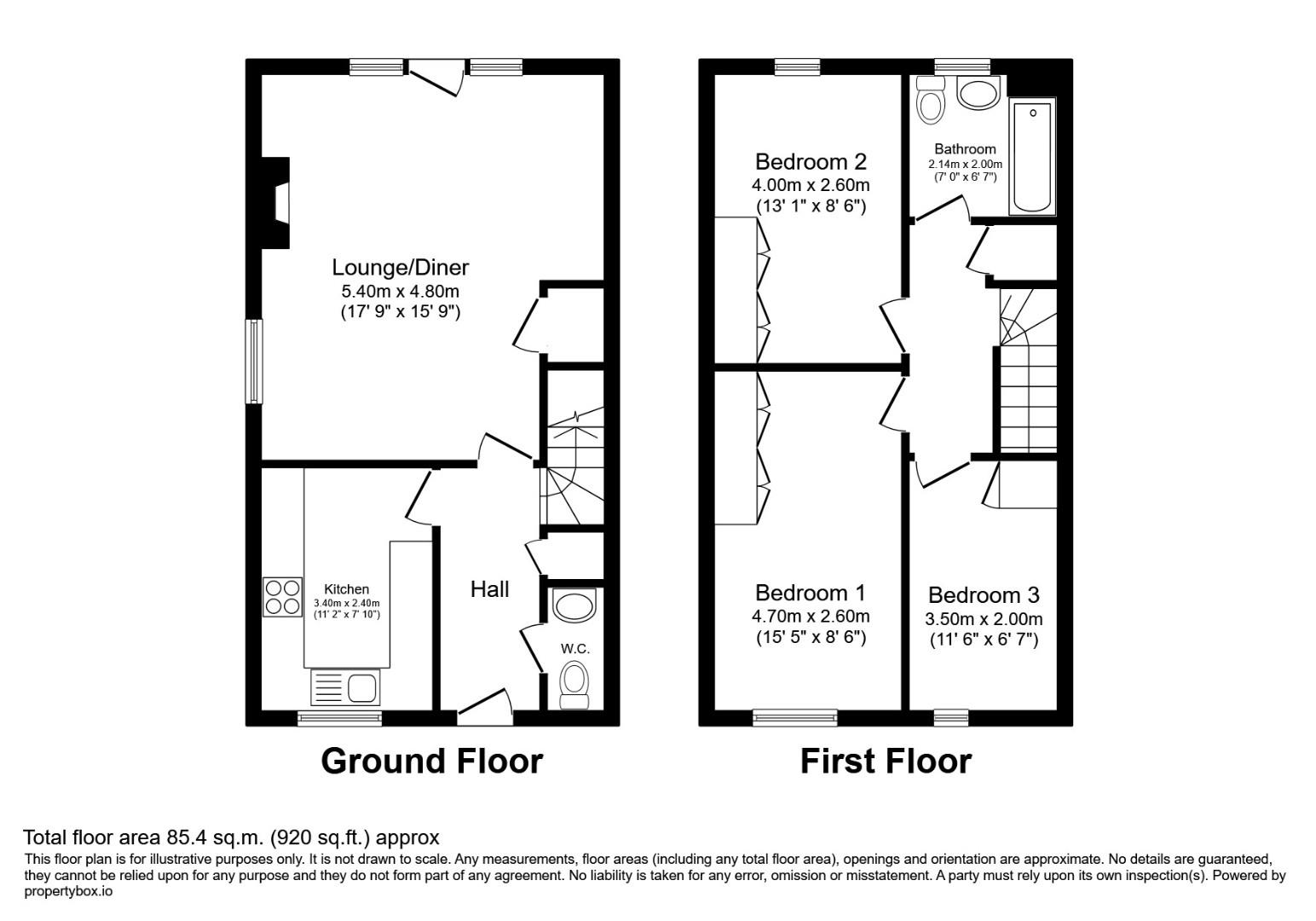 1, Fewston Drive, Harrogate floorplan