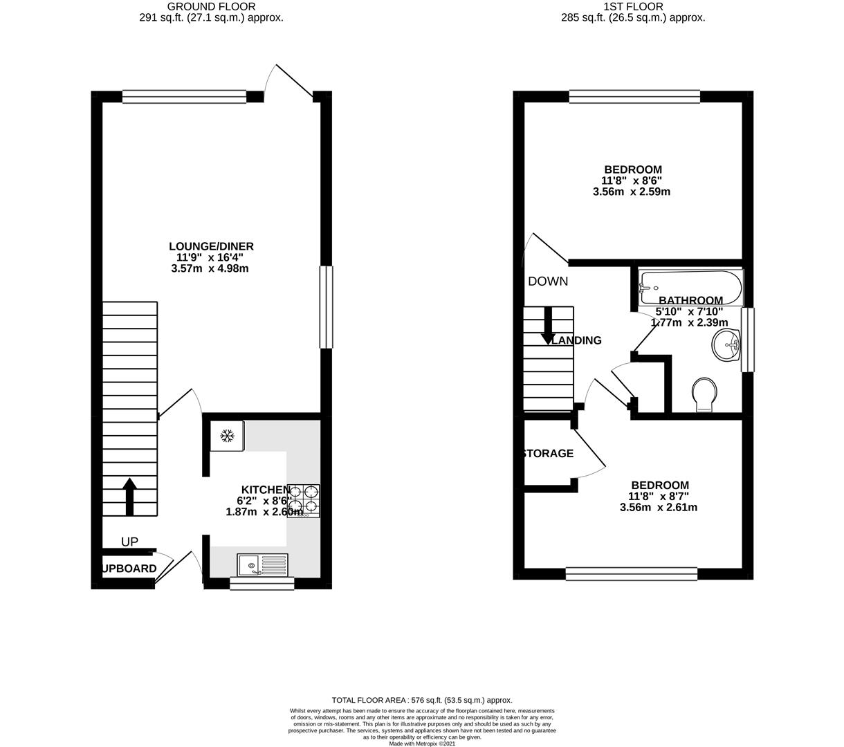 Stevens Close, Hampton TW12, 2 bedroom end terrace house to rent