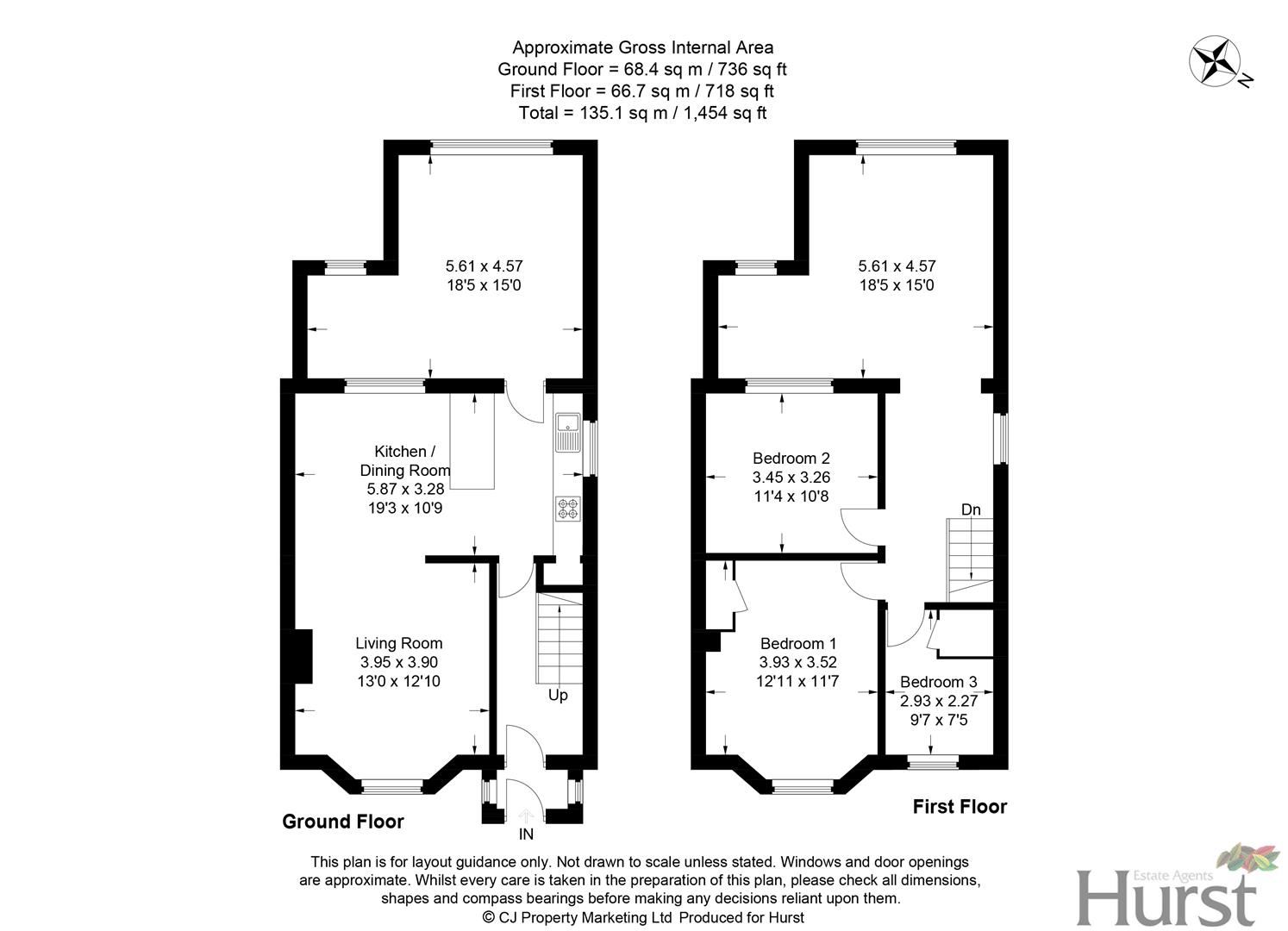 Bookerhill Road, High HP12, 3 bedroom semidetached house for