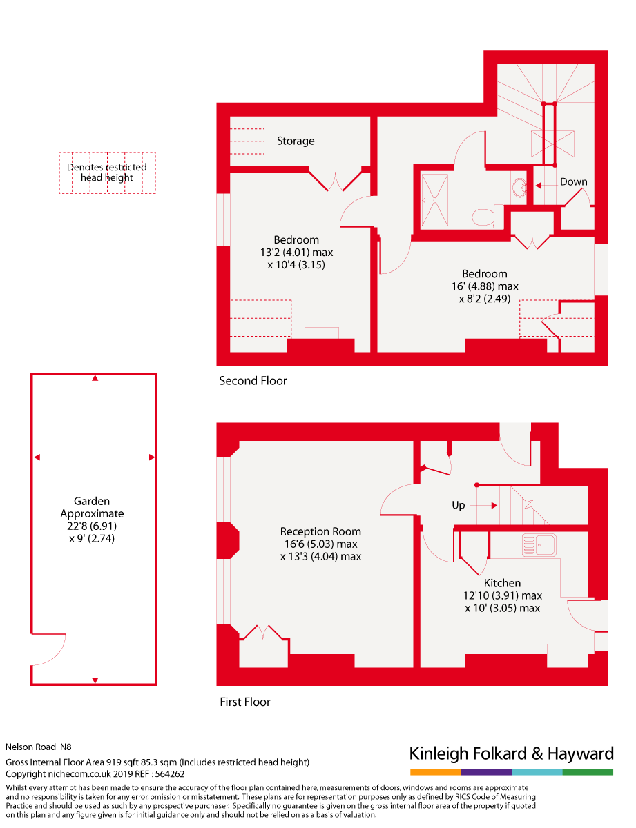 Flat C, 109, Nelson Road, London floorplan