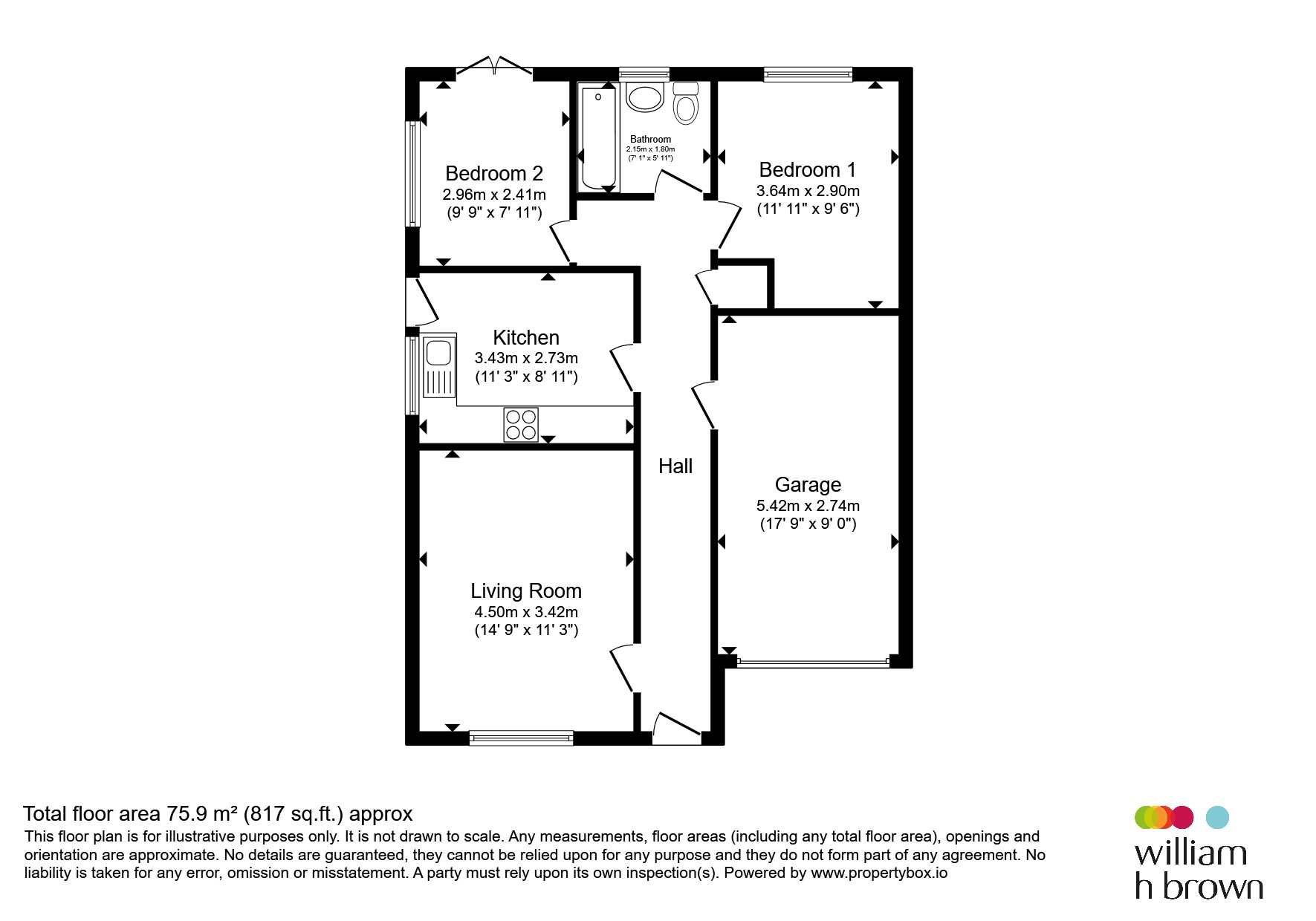 61, High School Close, March floorplan